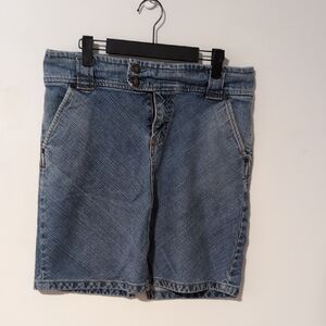 Blue Denim Mini Skirt